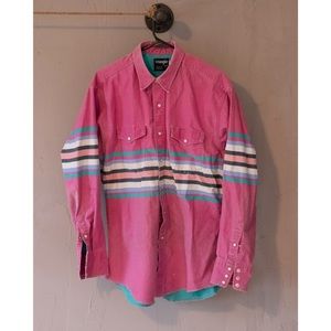 Vintage Wrangler Pearl Snap Button Down